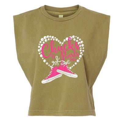 Chucks And Pearls 2024 IM With Her Kamala 2024 Garment-Dyed Women's Muscle Tee