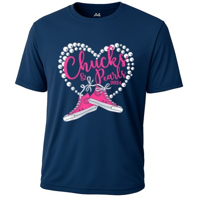 Chucks And Pearls 2024 IM With Her Kamala 2024 Performance Shirt