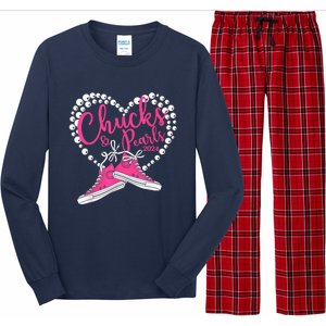 Chucks And Pearls 2024 IM With Her Kamala 2024 Long Sleeve Pajama Set