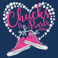 Chucks And Pearls 2024 IM With Her Kamala 2024 25L Jumbo Tote