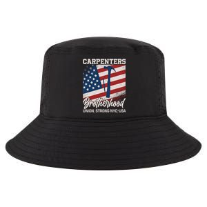 Capenters Brotherhood Union Strong NYC USA Cool Comfort Performance Bucket Hat