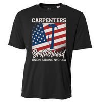 Capenters Brotherhood Union Strong NYC USA Cooling Performance Crew T-Shirt