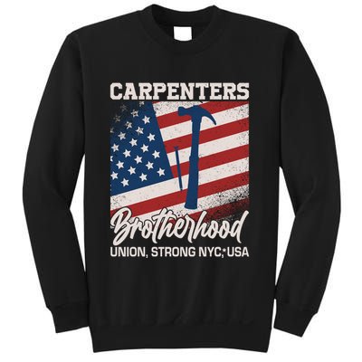 Capenters Brotherhood Union Strong NYC USA Sweatshirt