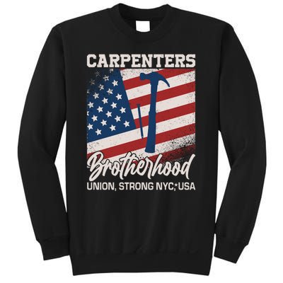 Capenters Brotherhood Union Strong NYC USA Sweatshirt