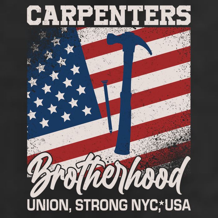 Capenters Brotherhood Union Strong NYC USA 11oz C Handle Ceramic Mug