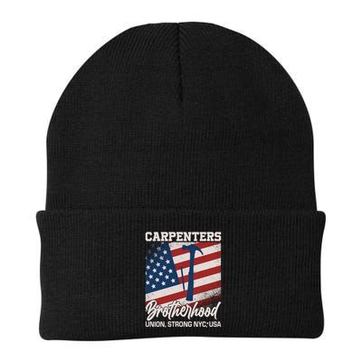 Capenters Brotherhood Union Strong NYC USA Beanie