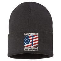 Capenters Brotherhood Union Strong NYC USA Sustainable Knit Beanie