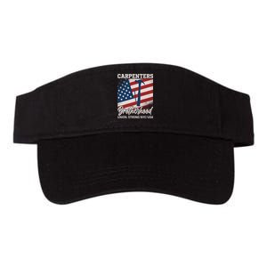 Capenters Brotherhood Union Strong NYC USA Valucap Bio-Washed Visor