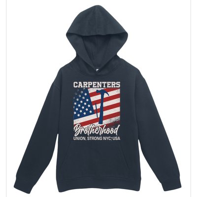 Capenters Brotherhood Union Strong NYC USA Urban Pullover Hoodie