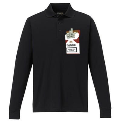 Capitalism Money Kills Culture Performance Long Sleeve Polo