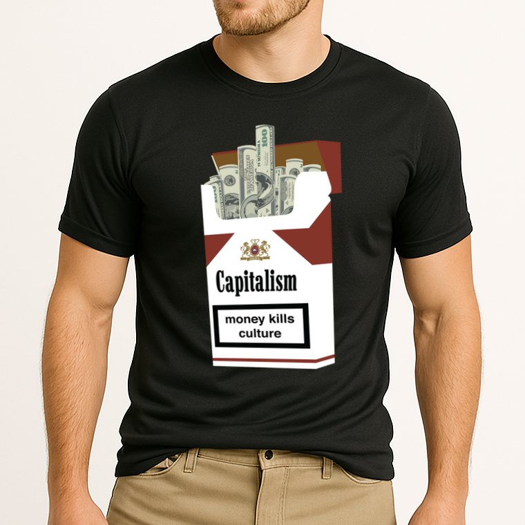 Capitalism Money Kills Culture Cooling Performance Crew T-Shirt