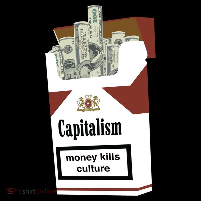 Capitalism Money Kills Culture Backpack
