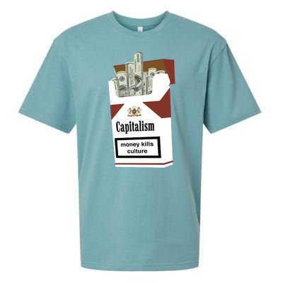 Capitalism Money Kills Culture Sueded Cloud Jersey T-Shirt