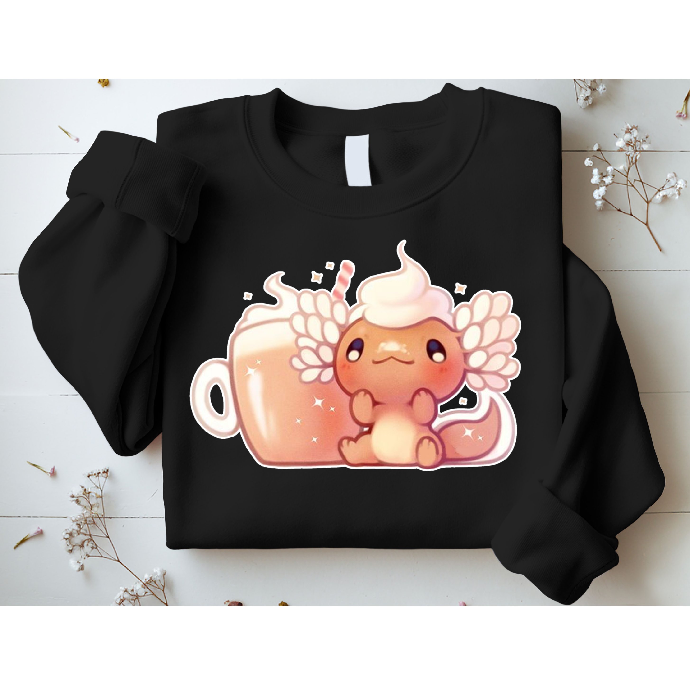 Cappuccino Axolotl Sweatshirt