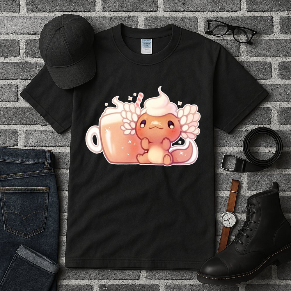 Cappuccino Axolotl Tall T-Shirt