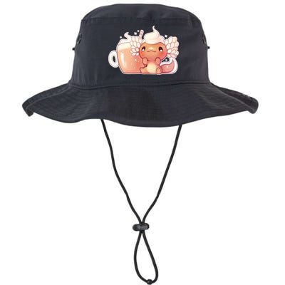 Cappuccino Axolotl Bucket Hat