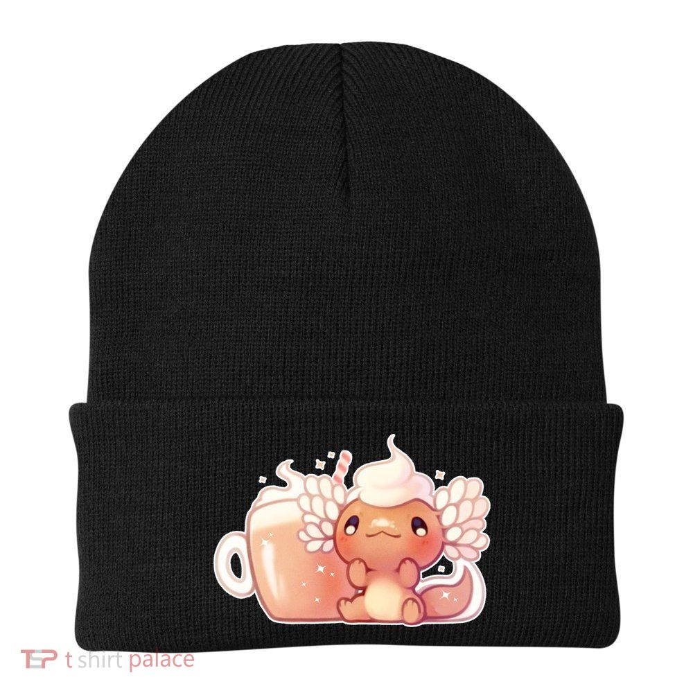 Cappuccino Axolotl Beanie