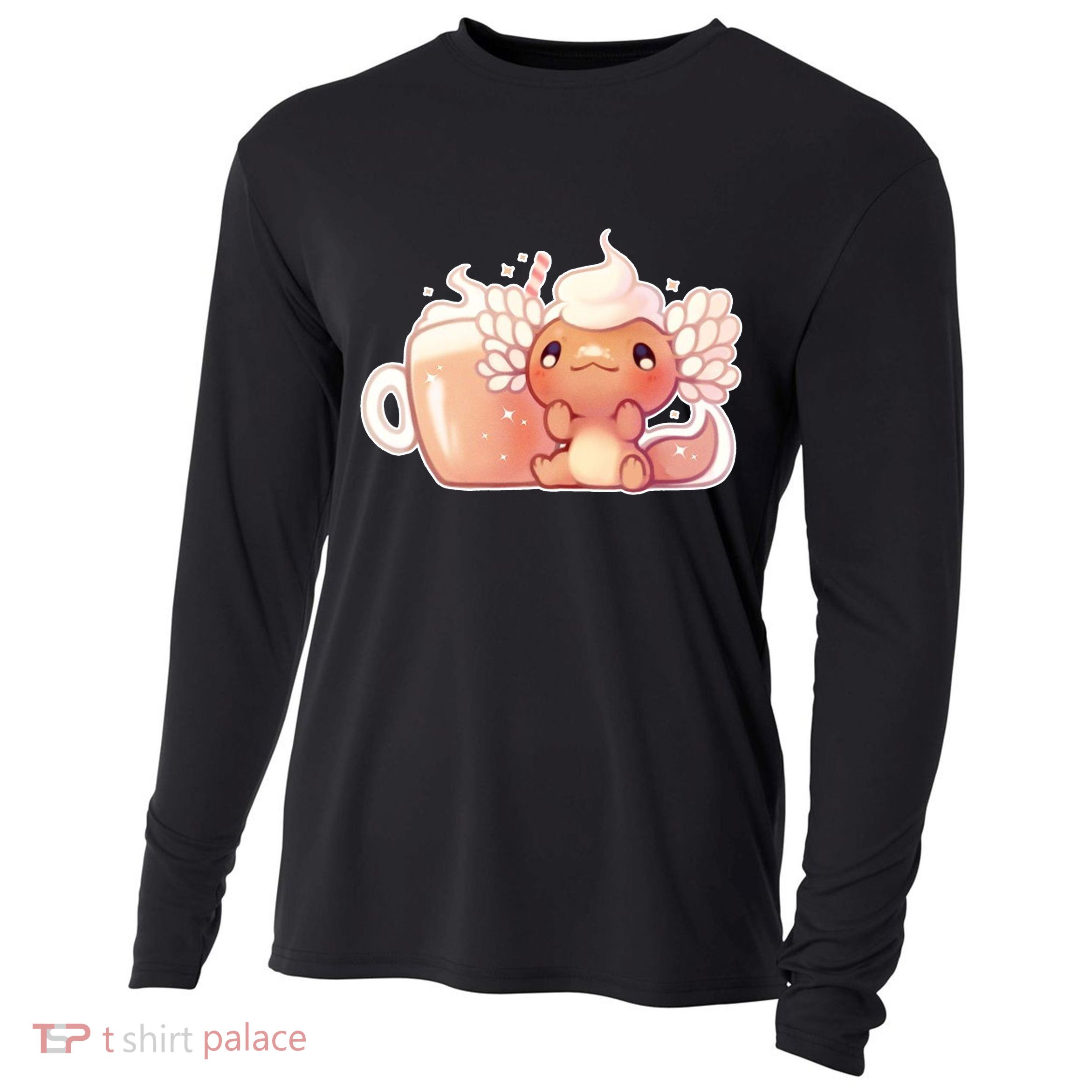 Cappuccino Axolotl Cooling Performance Long Sleeve Crew
