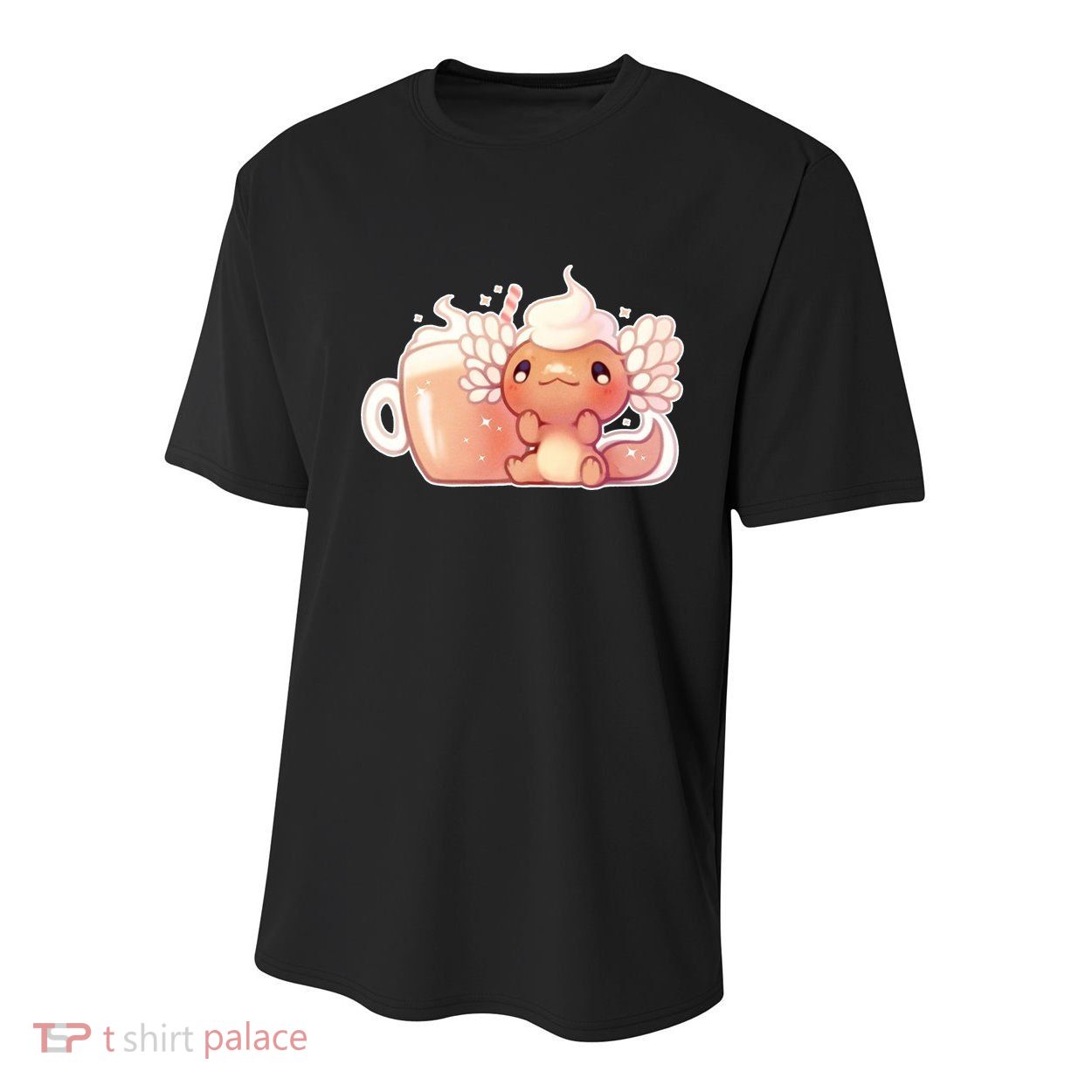 Cappuccino Axolotl Youth Performance Sprint T-Shirt