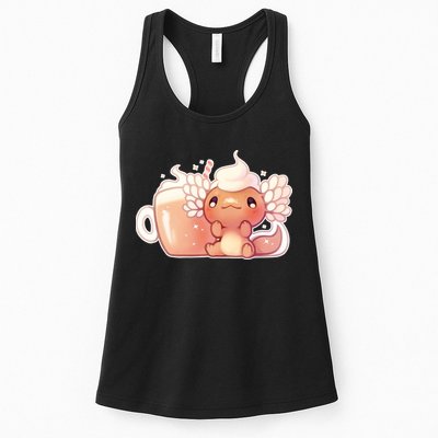 Cappuccino Axolotl Womens Tank Top