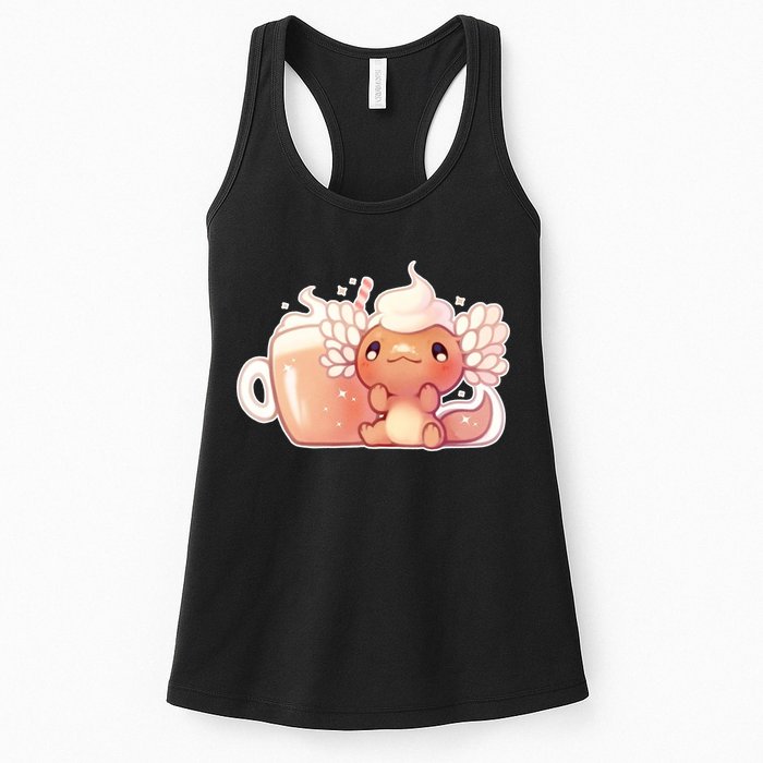 Cappuccino Axolotl Womens Tank Top