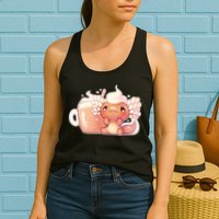 Cappuccino Axolotl Womens Tank Top