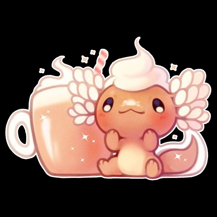 Cappuccino Axolotl Womens Tank Top