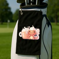 Cappuccino Axolotl Golf Towel