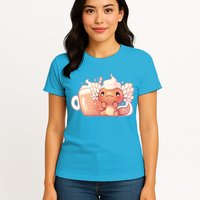 Cappuccino Axolotl Womens T-Shirt