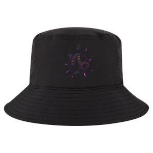 Capricorn Floral Zodiac Cool Comfort Performance Bucket Hat