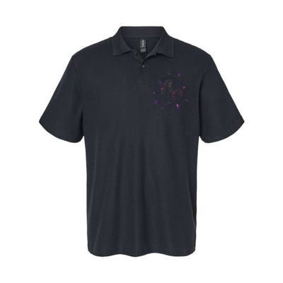 Capricorn Floral Zodiac Softstyle Adult Sport Polo