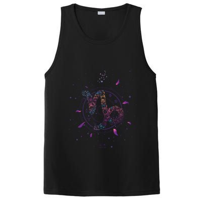 Capricorn Floral Zodiac PosiCharge Competitor Tank