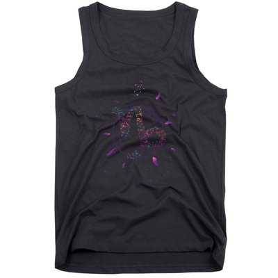 Capricorn Floral Zodiac Tank Top