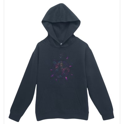 Capricorn Floral Zodiac Urban Pullover Hoodie