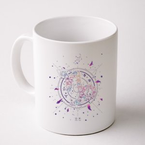 Capricorn Floral Zodiac Coffee Mug