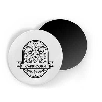 Capricorn Zodiac Symbol Design Magnet