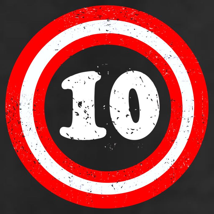 Captain 10th Birthday Adult Drive Performance Visor