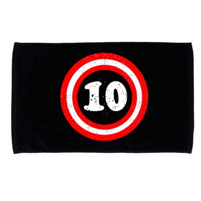 Captain 10th Birthday Microfiber Hand Towel