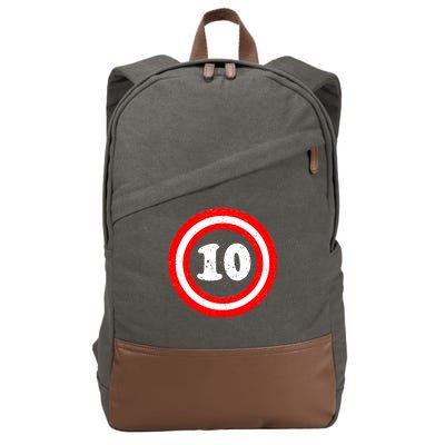 Captain 10th Birthday Cotton Canvas Backpack