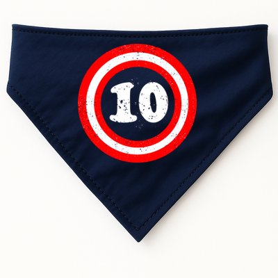 Captain 10th Birthday USA-Made Doggie Bandana