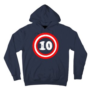 Captain 10th Birthday Hoodie