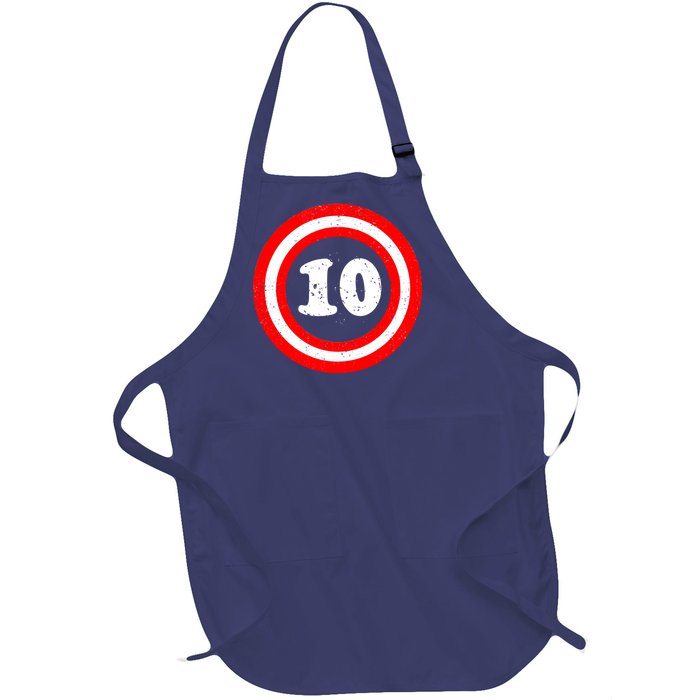 Captain 10th Birthday Full-Length Apron With Pockets