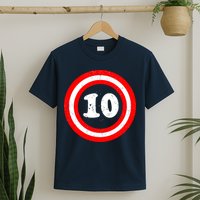 Captain 10th Birthday T-Shirt