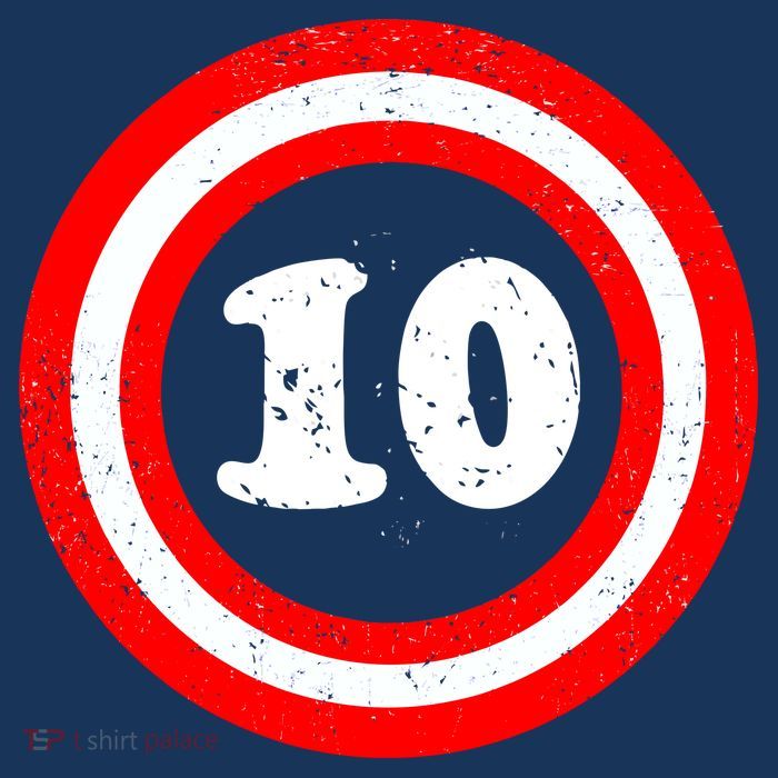 Captain 10th Birthday T-Shirt
