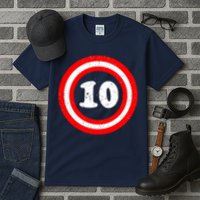 Captain 10th Birthday Tall T-Shirt