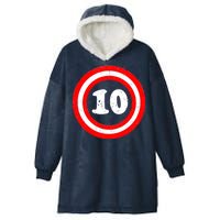 Captain 10th Birthday Hooded Wearable Blanket