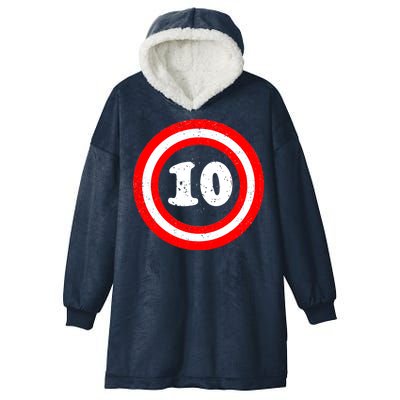 Captain 10th Birthday Hooded Wearable Blanket