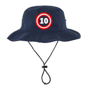 Captain 10th Birthday Legacy Cool Fit Booney Bucket Hat