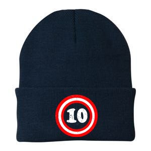 Captain 10th Birthday Knit Cap Winter Beanie