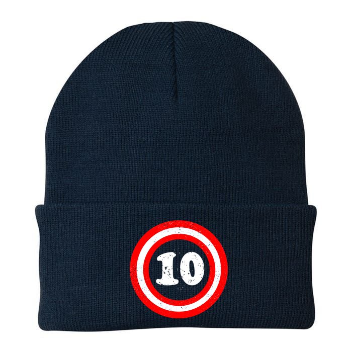 Captain 10th Birthday Knit Cap Winter Beanie